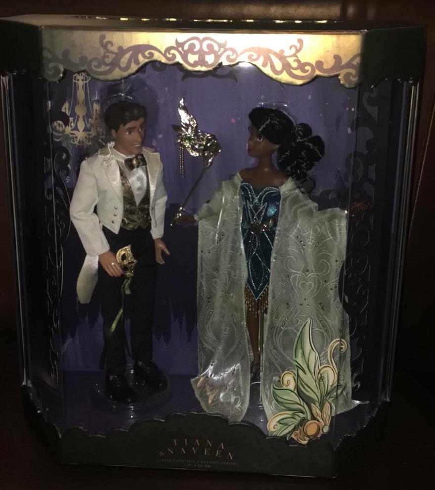 Disney Expo 2019 Masquerade Designer Tiana Naveen Limited Edition Doll 900 New