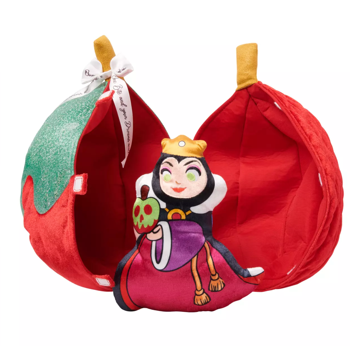 Disney Snow White and Evil Queen Plush in Poisoned Apple Plush New with Tag