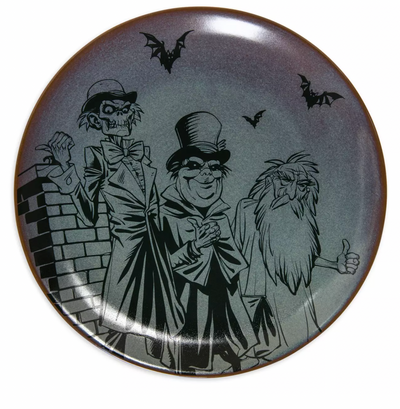 Disney Haunted Mansion Madame Leota Hitchhiking Ghosts Appetizer Plate Set New