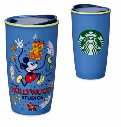 Disney Parks Hollywood Studios Mickey Porcelain Starbucks Tumbler New