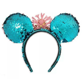 Disney Little Mermaid Sequin Ear Headband Limited Betsey Johnson New with Box