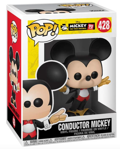Funko POP! Vinyl Figure Disney Conductor Mickey Mouse New With Box