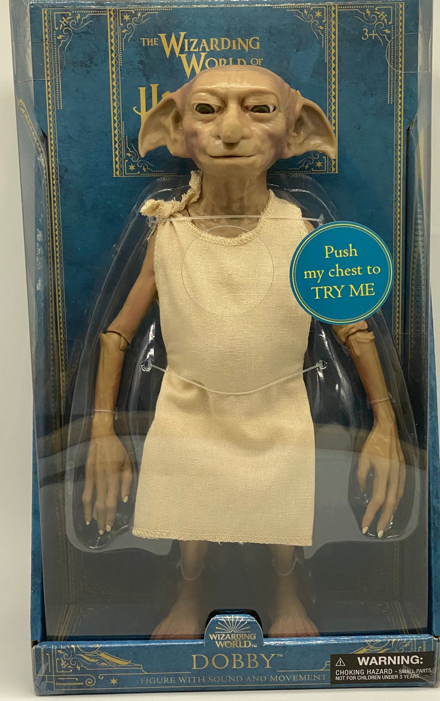 Universal Studios Wizarding World Harry Potter Dobby Sound Movement New with Box