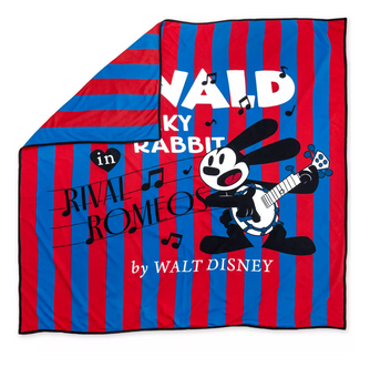 Disney 100 Celebration Oswald the Lucky Rabbit Rival Romeos Throw New with Tag