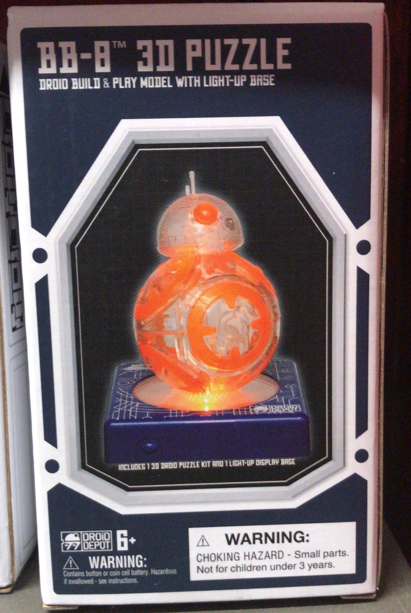 Disney Parks Star Wars BB-8 3D Puzzle Droid Factory Light Up Base Galaxy Edge