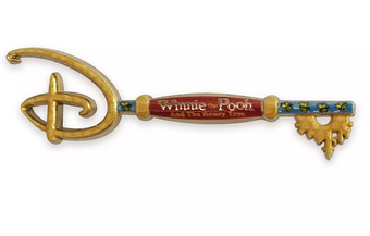 Disney Pin Key Winnie the Pooh and the Honey Tree 55th Special Edition New Card