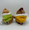Disney Store Japan Chip 'n Dale with Winter Coats Costume Plush New with Tags