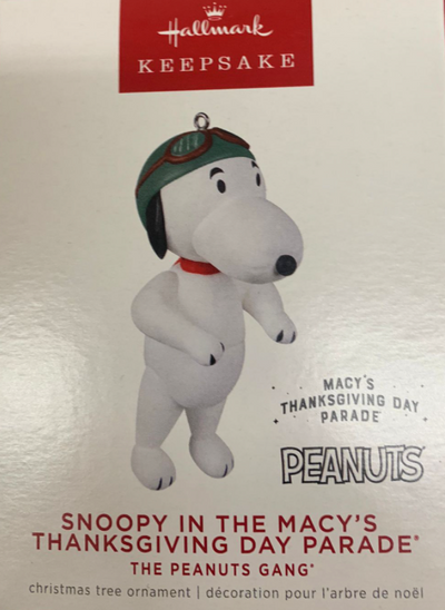 Hallmark 2022 Peanuts Snoopy Thanksgiving Parade Christmas Ornament New With Box