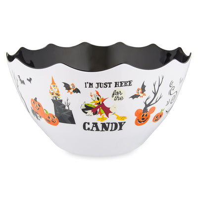 Disney Parks Mickey Mouse Minnie Trick or Treat Time Halloween Candy Bowl New