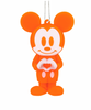 Hallmark Disney Mickey Mouse Heart Ornament Orange New with Tag