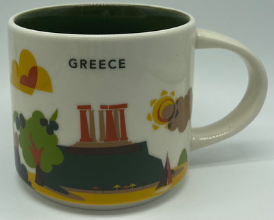 Starbucks You Are Here Collection Greece Ceramic Coffee Mug New with Box