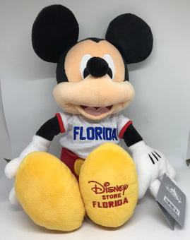 Disney Store Florida Mickey Mouse Medium Plush New with Tag