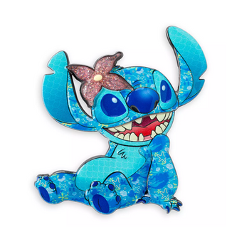 Disney Stitch Crashes The Little Mermaid Pin Limited New with Card
