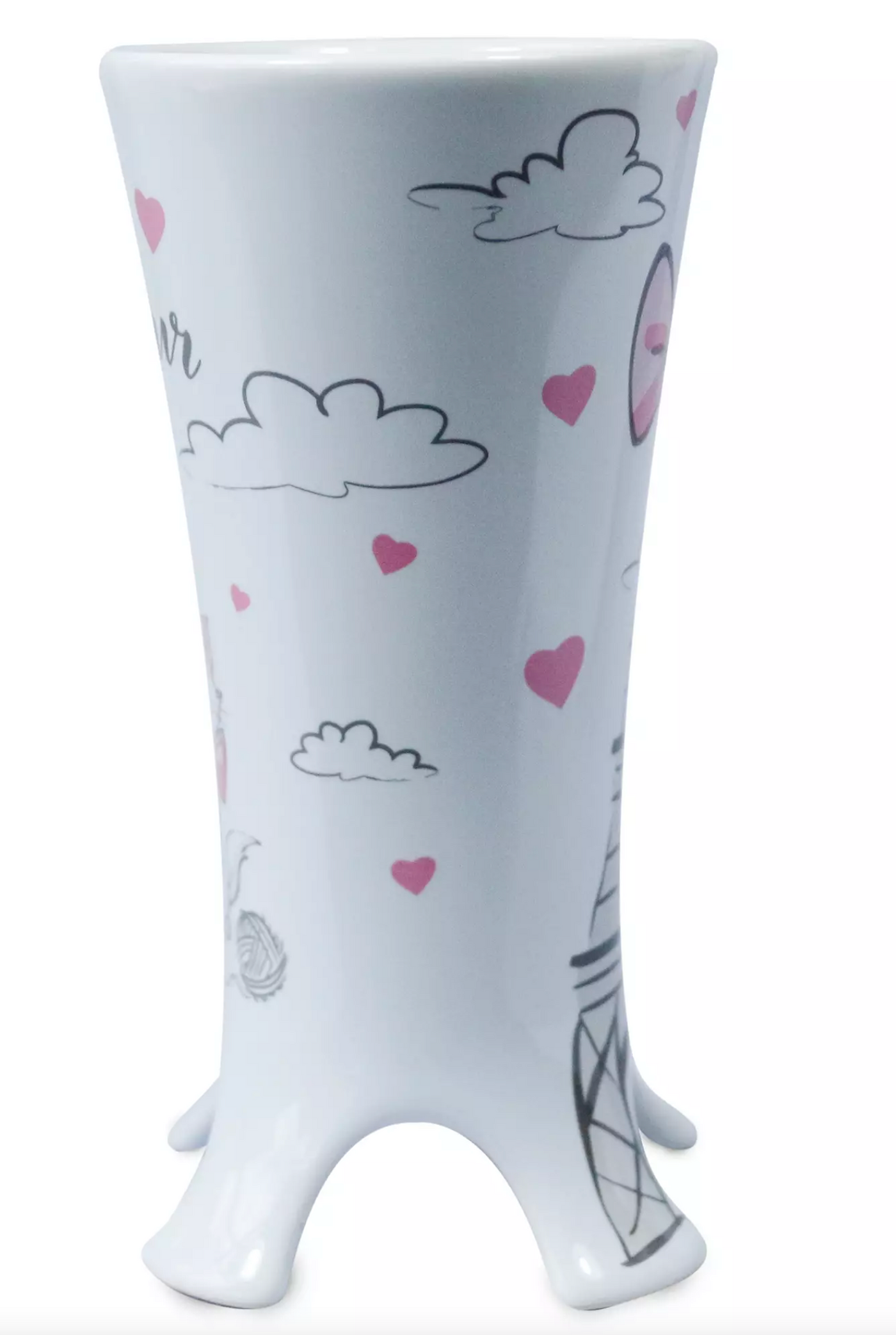 Disney Marie Eiffel Tower The Aristocats Ceramic Latte Coffee Mug New