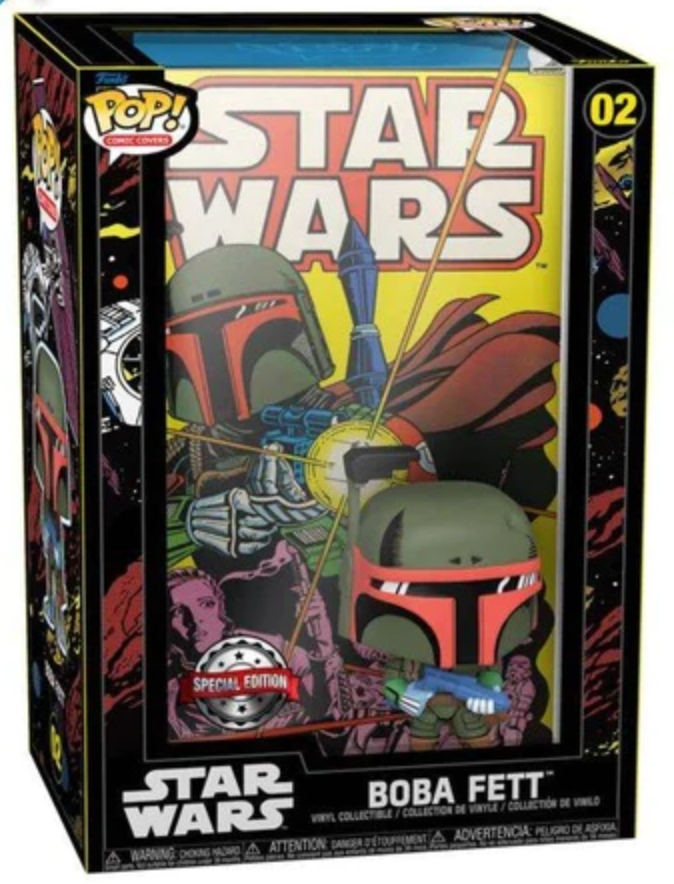 Funko - POP! Disney Star Wars - Boba Fett Pop! Cover New With Box