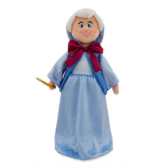 Disney Store Princess 70th Cinderella Fairy Godmother Medium Plush New with Tag