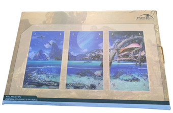 Disney Parks Pandora World of Avatar Wall Art Set Of 3 New With Box