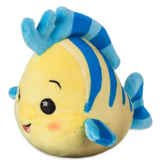 Disney Parks Ariel's Undersea Adventure Flounder Wishables Plush Micro New w Tag