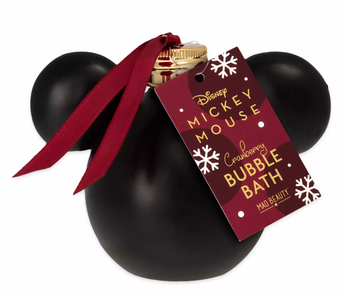 Disney Mickey Cranberry Holiday Bubble Bath Ornament New with Tag
