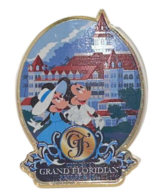 Disney Parks Grand Floridian Mickey Minnie Magnet New With Tag