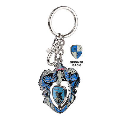 Universal Studios Harry Potter Ravenclaw Crest Spinning Keychain New with Tags