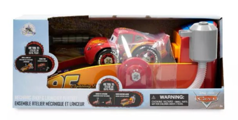 Disney Parks Pixar Cars Mechanic Shop & Launcher Playlet Vehicle New With Box