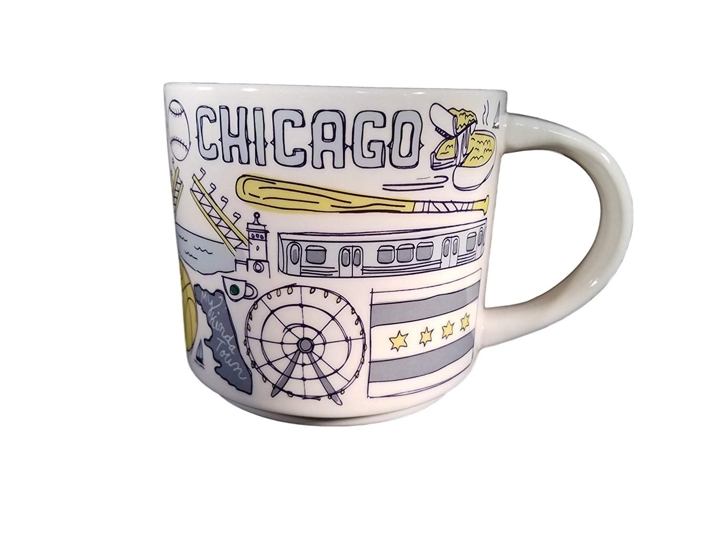 Starbucks Been There Series Collection Chicago Ceramic Coffee Mug New with Box