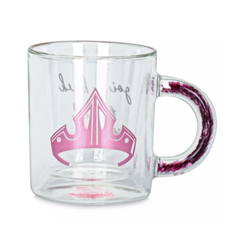 Disney Parks Aurora Going Back to Bed After This Glass Mug with Glitter New