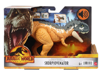 Jurassic World Dominion Roar Strikers Skorpiovenatorn Dino Figure New With Box