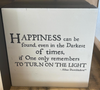 Universal Studios Harry Potter Albus "Happiness" Quote Sign New With Tag