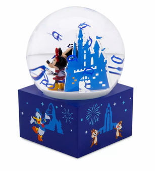 Disney Parks Disneyland 2022 Mickey and Friends Mini Snowglobe New