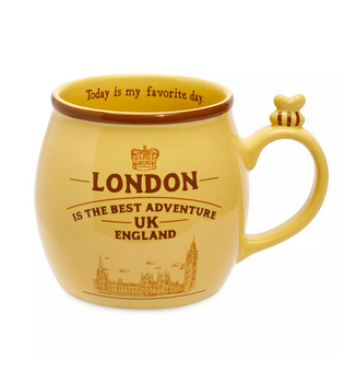 Disney Parks Epcot Winnie the Pooh England London is the Best Adventure Mug New