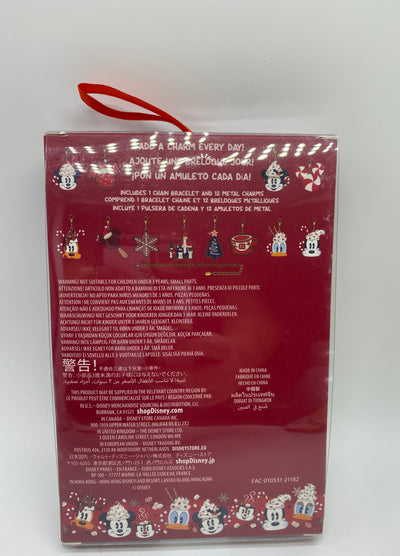 Disney Holiday Shop 12 Days of Charms Christmas Advent Calendar Set New with Box