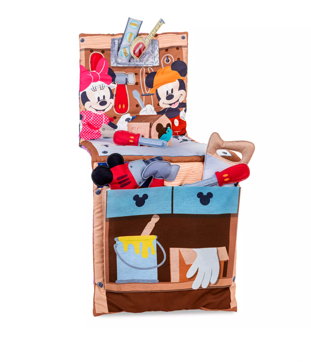 Disney Junior Mickey Handyman Plush accessories Fold-Up Play Set New with Box