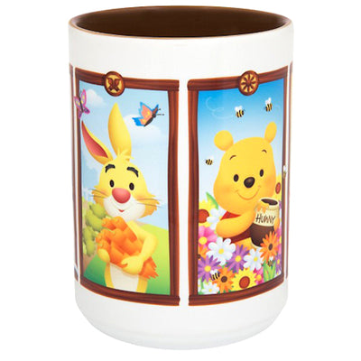 Disney Parks Winnie the Pooh and Friends Cuties Character Ceramic Coffee Mug New
