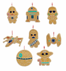 Disney Star Wars Holiday Cookie Christmas Ornament Set New with Box