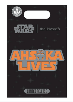 Disney Parks Ahsoka Lives by Her Universe Limited Release Pin New with Card