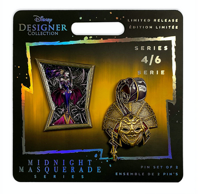 Disney Designer Midnight Masquerade Villains Yzma Limited Pin Set New