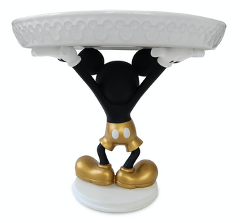 Disney Eats Golden Mickey Mouse Cake Stand New with Box