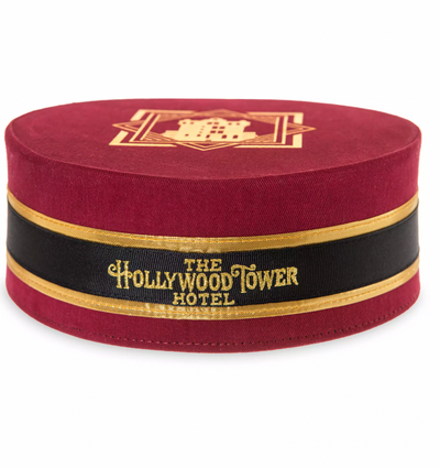 Disney Parks Hollywood Tower Hotel Bellhop Hat for Adults New with Tags