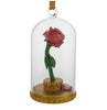 Disney Parks Beauty and the Beast Rose in Glass Light-Up Ornament New with Tags