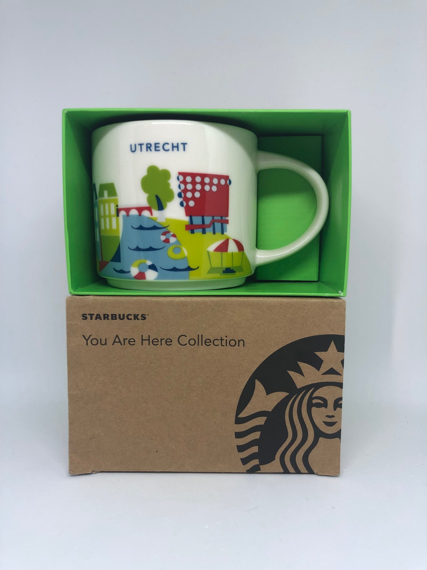 Starbucks You Are Here Utrecht Netherlands Ceramic Coffee Mug New with Box