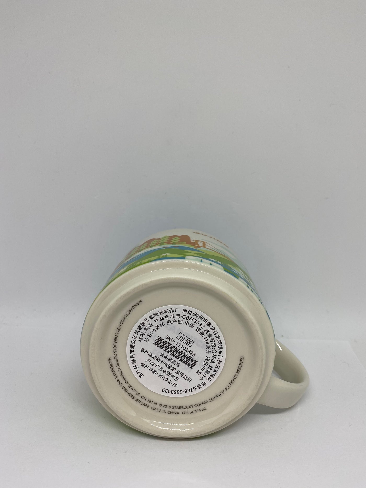 Starbucks You Are Here Collection Qujing China Ceramic Coffee Mug New With Box