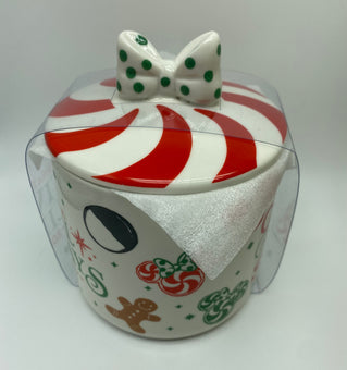 Disney Epcot Festival of Holidays 2021 Cookie Stroll Cookie Jar Ceramic New