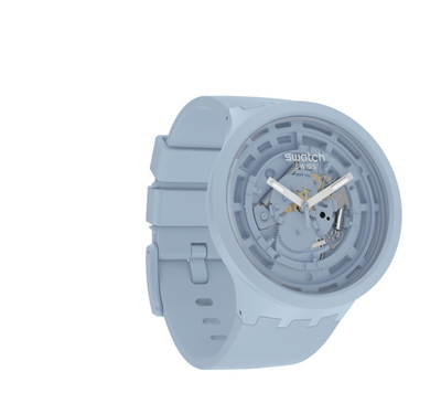 Swatch Big Bold Next Bioceramic C- Blue Watch New with Box
