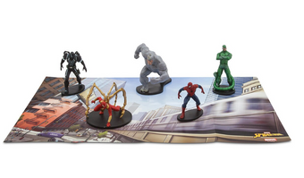 Disney Store Spider-Man Fold-up Illustrated Play Mat Play Set New with Box