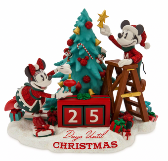 Disney Retro Mickey Minnie Chip 'n Dale Holiday Countdown Calendar New with Box