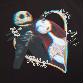 Disney Jack Skellington and Sally Ladies’ T-Shirt Dress Size L New with Tag