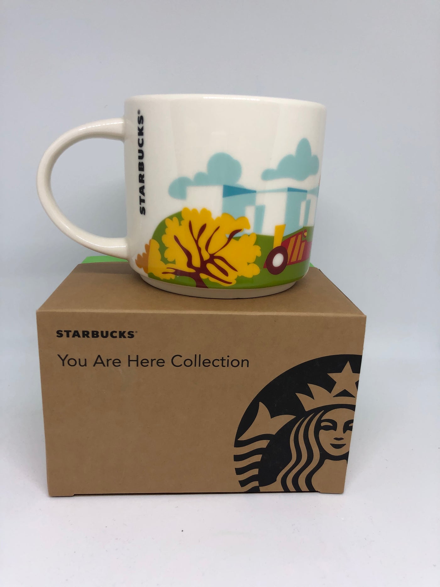 Starbucks You Are Here Bahrain Ceramic Coffee Mug New with Box