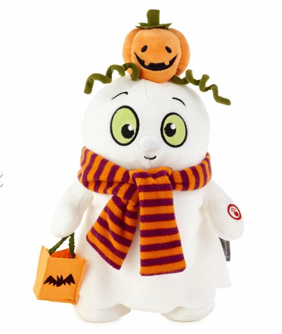 Hallmark Musical Trick 'n' Treat Ghost Stuffed Animal With Motion 12.75" New